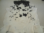 Black and White Cowhide 125
