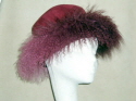 Great sheepskin hats for apres ski or a winter wedding. 